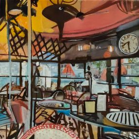 Peinture, Harmony café, Linda Moufadil
