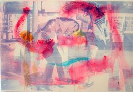 Painting, Confrontation I.(Pink), Funda Studio