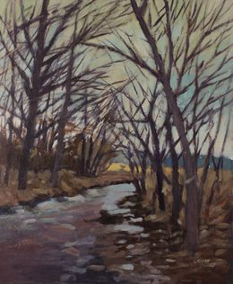 Painting, At the River, Milan Laciak