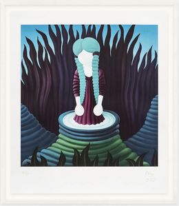 Print, Hot Blue Bath, Jordi Ribes