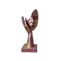 Skulpturen, Mask Coloured Sculpture, Dervis Akdemir
