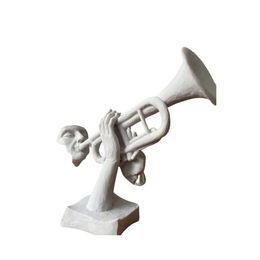 Sculpture, Trumpet On Man Sculpture, Dervis Akdemir