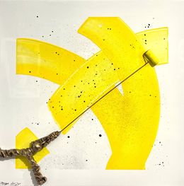 Painting, Yellow mood, Bernard Saint-Maxent
