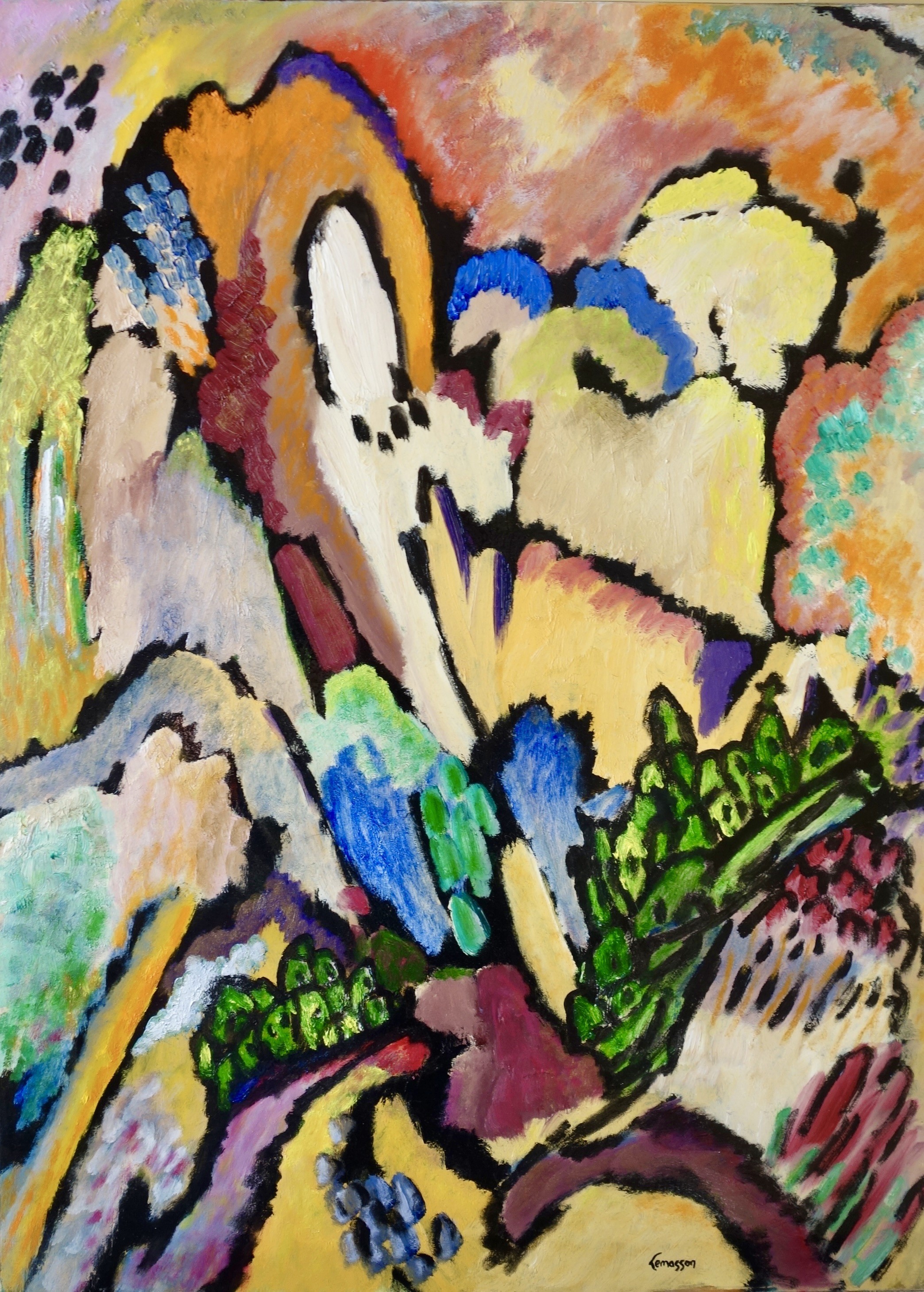 Jean-Marc Lemasson, Embellie - Paysage onirique Jean-Marc Lemasson, Embellie - Paysage onirique