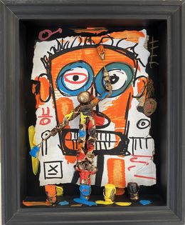 Painting, Style Basquiat 1, Bernard Saint-Maxent