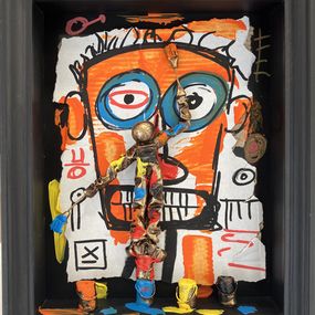 Peinture, Style Basquiat 1, Bernard Saint-Maxent