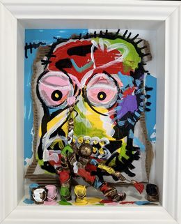 Painting, Style Basquiat 2, Bernard Saint-Maxent