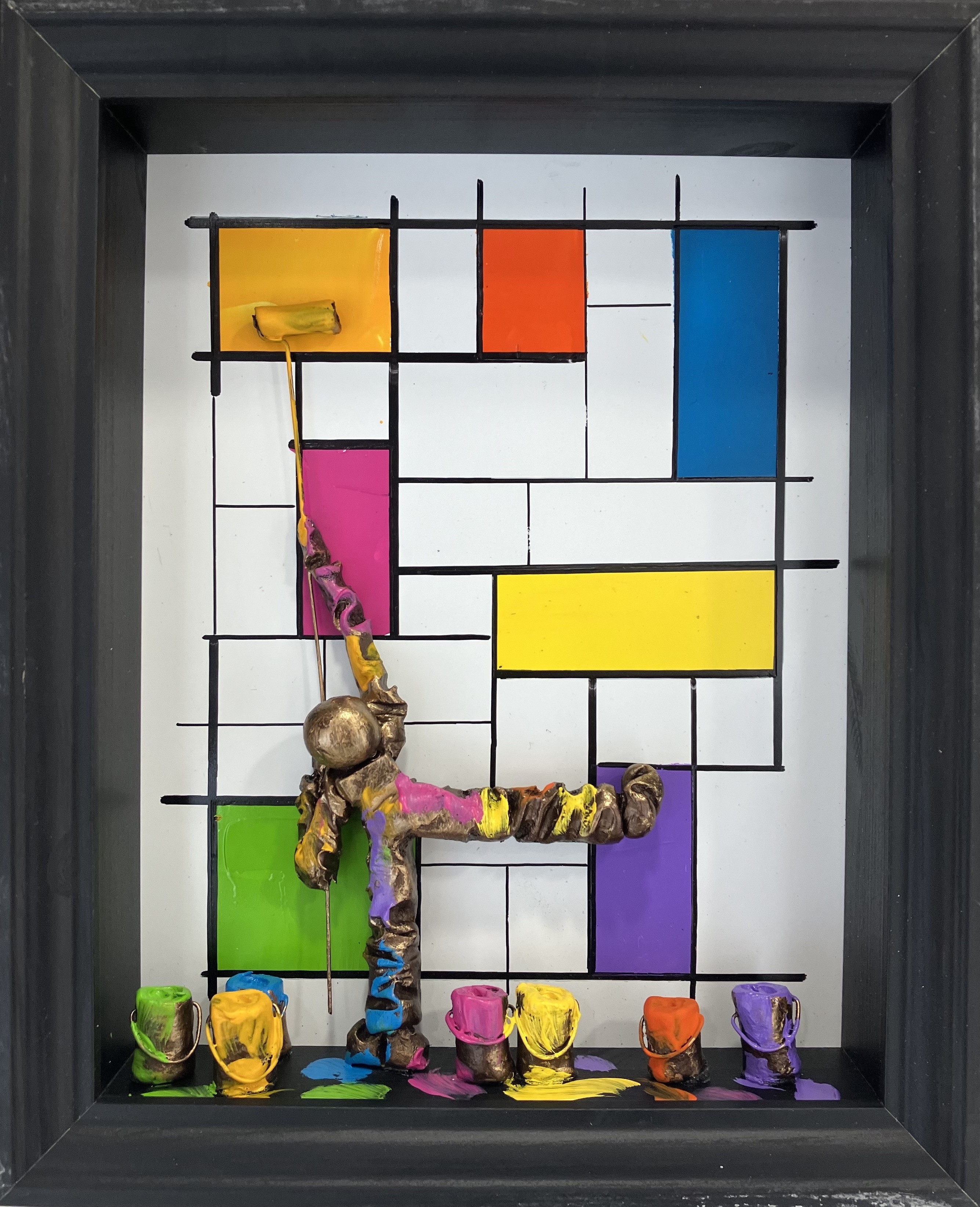 Bernard Saint-Maxent, Style Mondrian Bernard Saint-Maxent, Style Mondrian