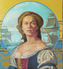Peinture, The admiral's wife, Plamen Ovcharov