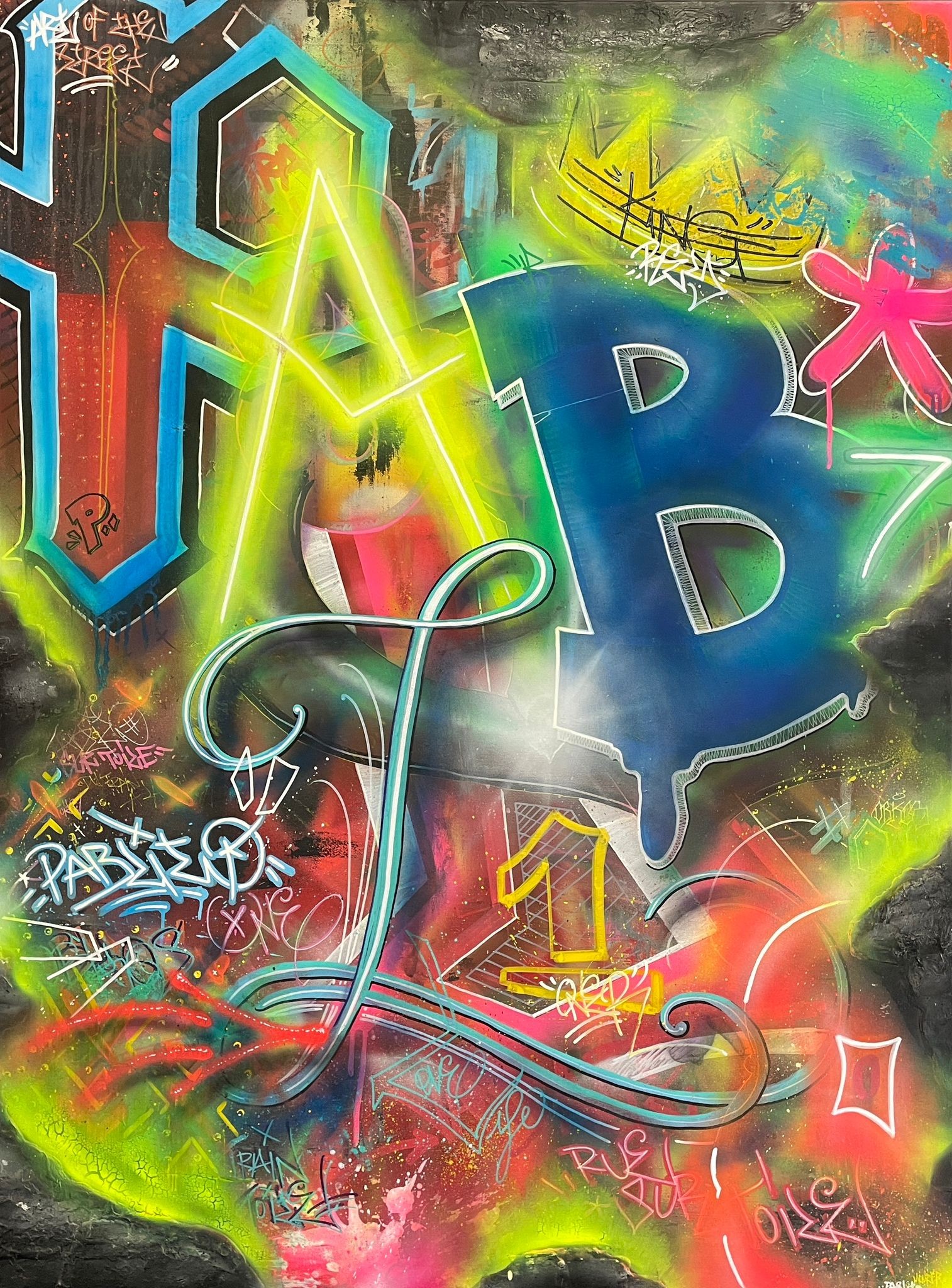 Pablito Mourer, Rue sur Toile Pablito Mourer, Rue sur Toile