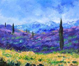 Painting, Lavender in Provence, Pol Ledent