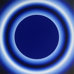 Painting, Blue Hole, Mathieu Piffeteau