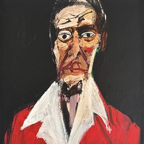 Peinture, Autoportrait, Serge Labégorre