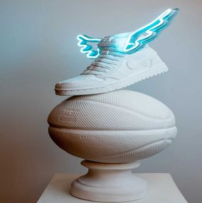 Sculpture, Flying Nike, Hatis _Art