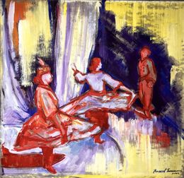 Peinture, Mother dancing, Igor Volkov-Tkachinskiy
