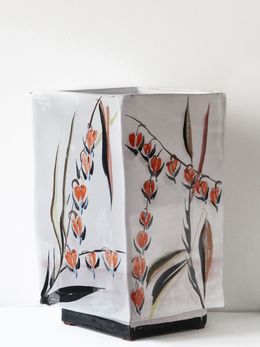 Diseño, Vase carré, modelage à la plaque 1, Barlet Sœurs
