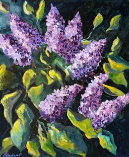 Painting, Lilac, Pol Ledent
