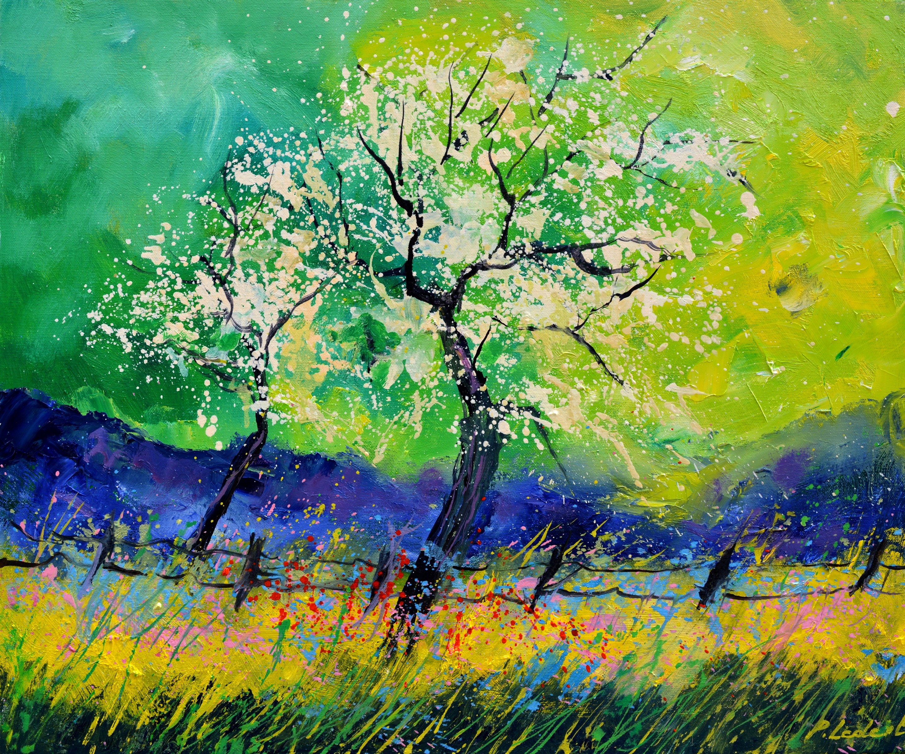 Pol Ledent, Appletree in blossom Pol Ledent, Appletree in blossom