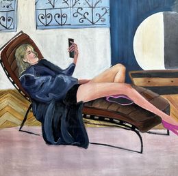 Painting, In the Net, Roxana Khonkulova