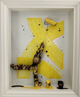 Painting, Yellow Mood, Bernard Saint-Maxent