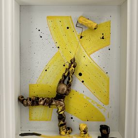 Painting, Yellow Mood, Bernard Saint-Maxent