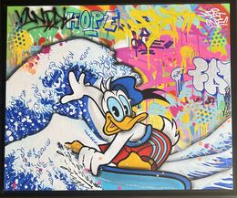 Pintura, Donald surfer, Fat