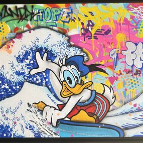 Gemälde, Donald surfer, Fat