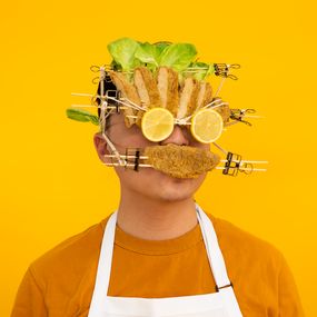 Photographie, Yellow Chicken, Foodmasku