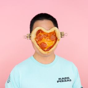 Fotografien, Pink Pizza, Foodmasku