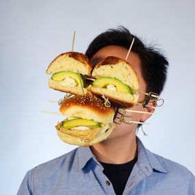 Fotografien, White Tempehburger, Foodmasku