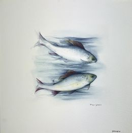 Painting, Äschen | Graylings, Klaus Meyer-Gasters