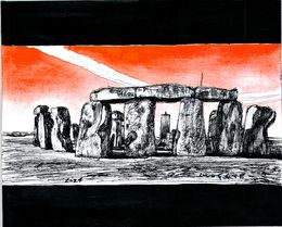 Dibujo, Stonehenge, Lucio Forte