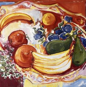 Peinture, Dancing fruits, Igor Volkov-Tkachinskiy