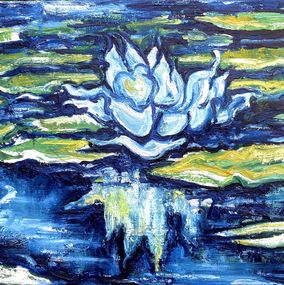 Pintura, Lilies on water, Igor Volkov-Tkachinskiy