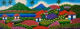 Painting, Volcans, Luis Alvarado