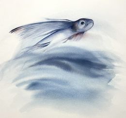 Painting, Fliegender Fisch, Klaus Meyer-Gasters