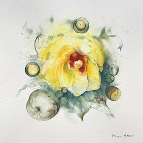 Gemälde, Gelber Eibisch, Klaus Meyer-Gasters