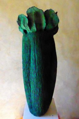 Sculpture, Calice vert 6, Françoise Langlois