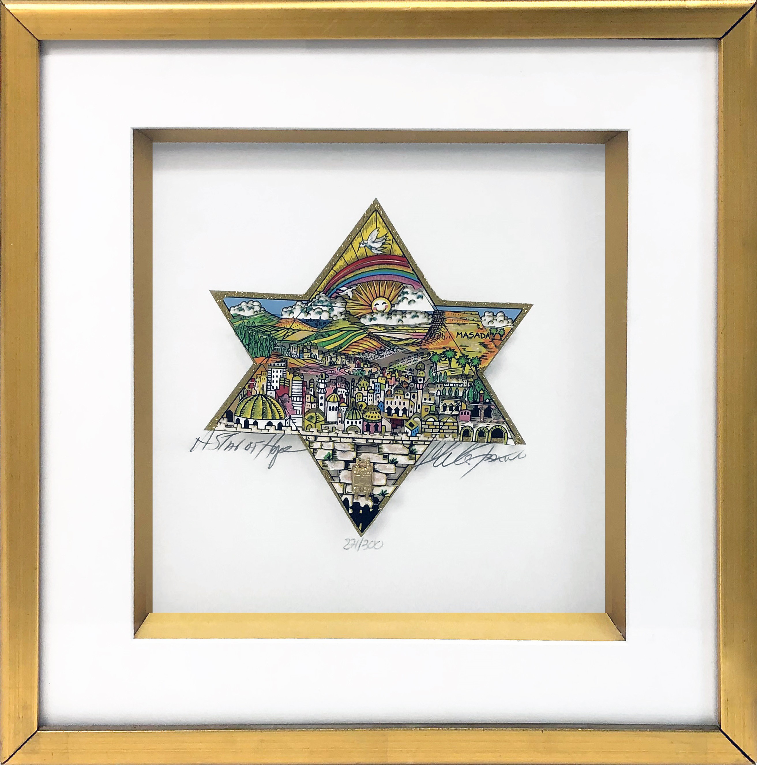 Charles Fazzino, A Star of Hope (3D Mixed Media) Charles Fazzino, A Star of Hope (3D Mixed Media)