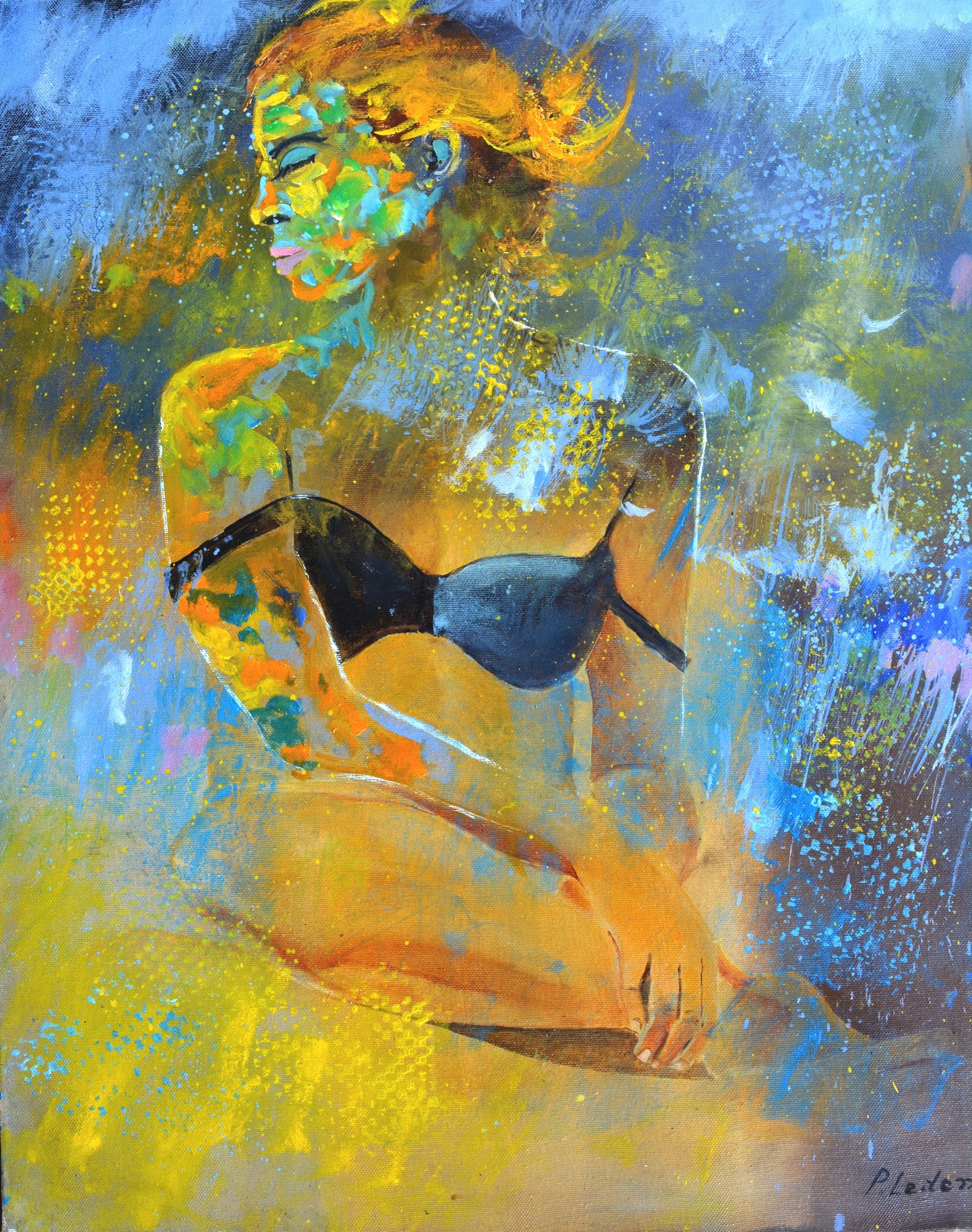 Pol Ledent, Colourful portrait Pol Ledent, Colourful portrait