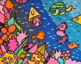 Painting, Magical Ocean, Kev Munday