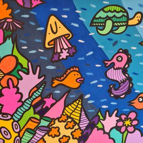 Painting, Magical Ocean, Kev Munday