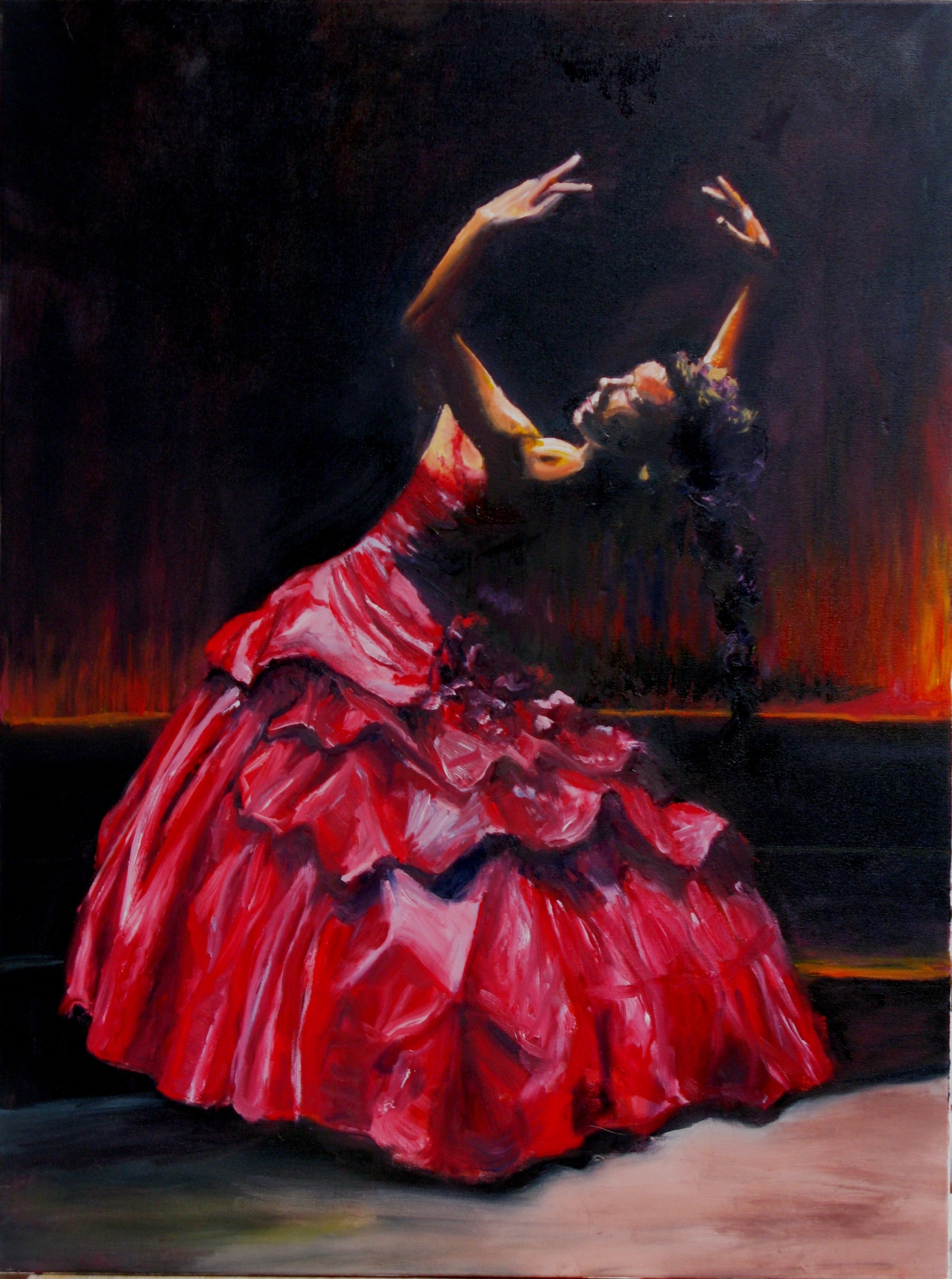 Schagen Vita, Dancer in a red dress,#3 Schagen Vita, Dancer in a red dress,#3