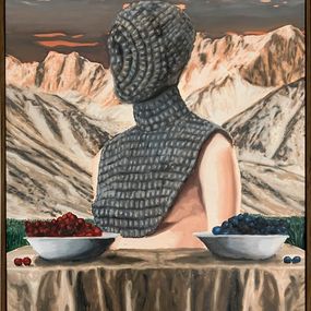 Gemälde, The grape king (After Martin Margiela) - Forbidden Collage (21), Julien Delagrange