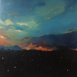Peinture, Alors que le ciel brûle nos dernières couleurs, Magdalena Lamri