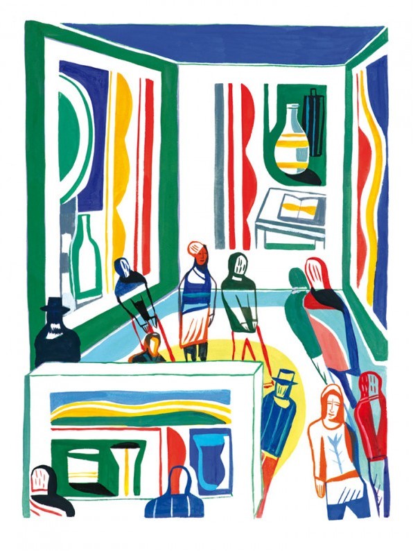 Laurent Corvaisier, Au musée épreuve EA / 60 x 40 cm Laurent Corvaisier, Au musée épreuve EA / 60 x 40 cm