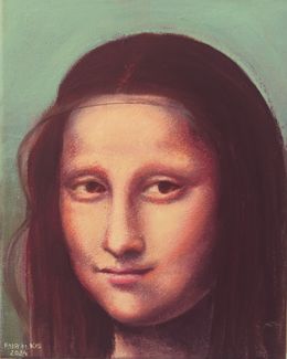 Painting, Lovely Mona Lisa, Ana Maria Kis