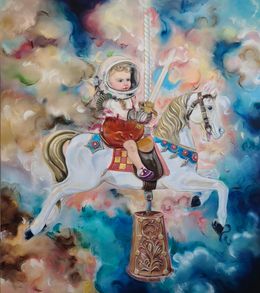 Gemälde, Rider of the Apocalypse, Lena Applebaum
