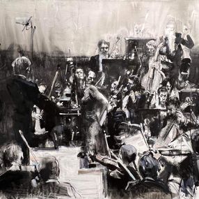 Painting, Orchestra 1, Irakli Chikovani