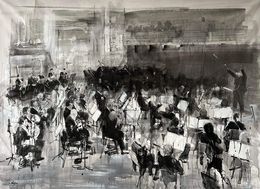 Painting, Orchestra 2, Irakli Chikovani